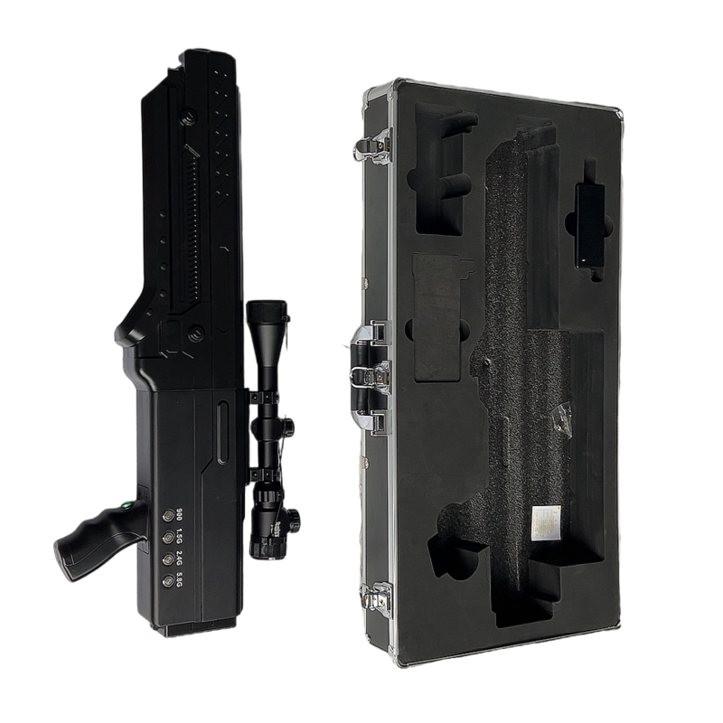  二道手持便携式枪型低空防御反制四通道A型